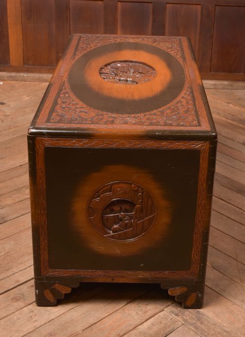 CHINESE CAMPHOR WOOD STORAGE BLANKET BOX - ADDITIONAL PHOTO 23