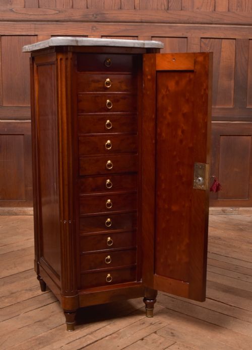 VICTORIAN MAHOGANY COLLECTORS CABINET - ADDITIONAL PHOTO 4