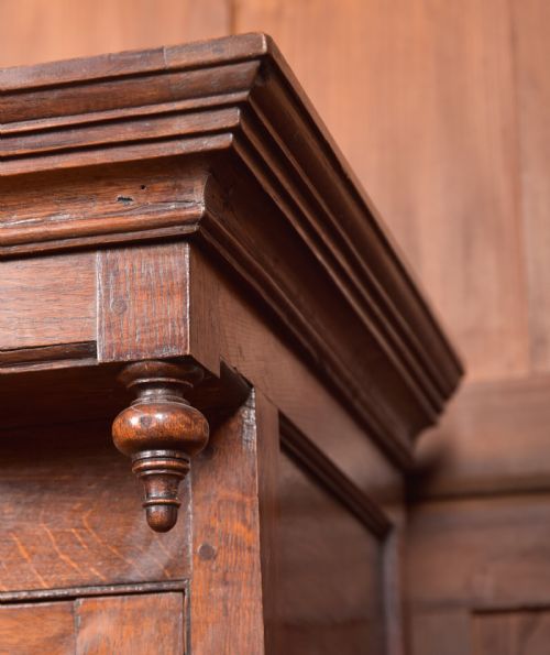 19TH CENTURY OAK COURT CUPBOARD - ADDITIONAL PHOTO 5