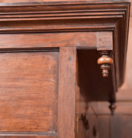 19TH CENTURY OAK COURT CUPBOARD - ADDITIONAL PHOTO 9