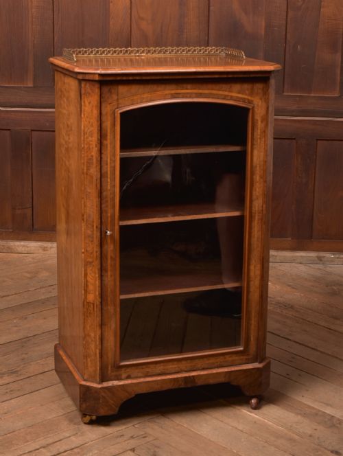 Victorian Walnut Music Cabinet