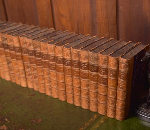 fig 1. Waverley Novels by Sir Walter Scott, antique books
