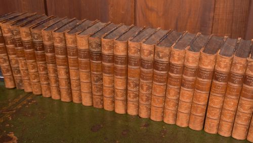 fig 2. Waverley Novels by Sir Walter Scott, antique books