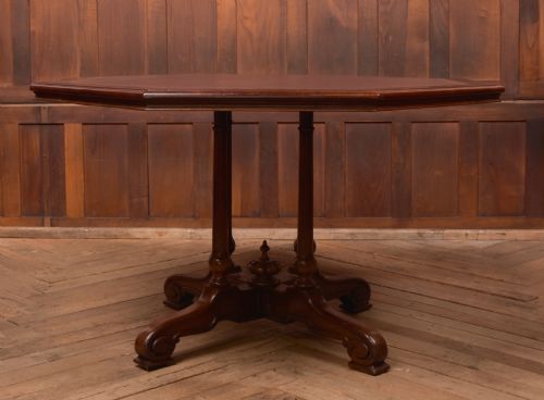 VICTORIAN MAHOGANY CENTRE TABLE - ADDITIONAL PHOTO 1