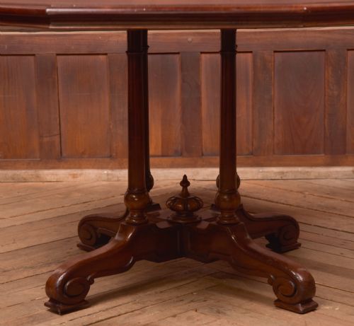 VICTORIAN MAHOGANY CENTRE TABLE - ADDITIONAL PHOTO 3