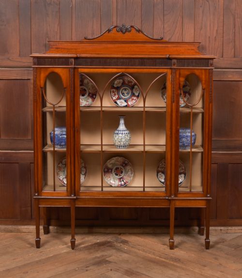 Edwardian Mahogany Display Cabinet