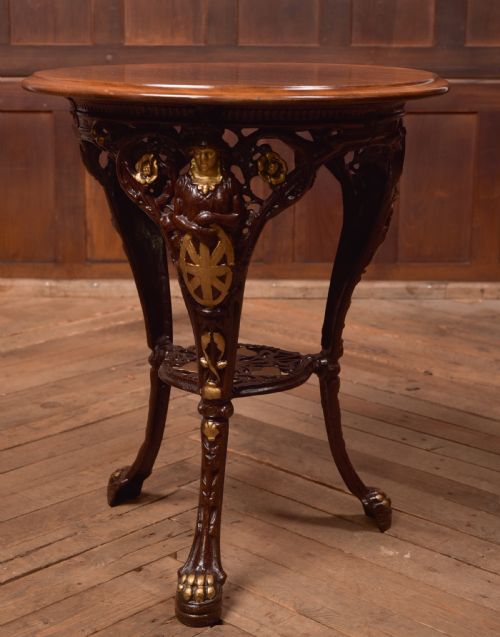 Gaskell Chambers Cast Iron Pub Table