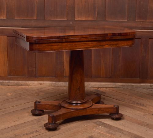fig 1. Victorian Rosewood Card / Games Table