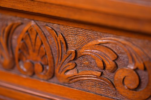EDWARDIAN WALNUT MIRROR BACK SIDEBOARD DISPLAY CABINET - ADDITIONAL PHOTO 5