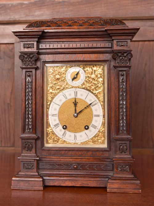 lenzkirch ting tang bracket clock - CATEGORY: ANTIQUE CLOCKS - DATED EDWARDIAN