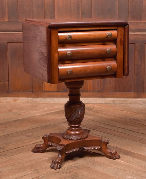 VICTORIAN MAHOGANY WORKTABLE