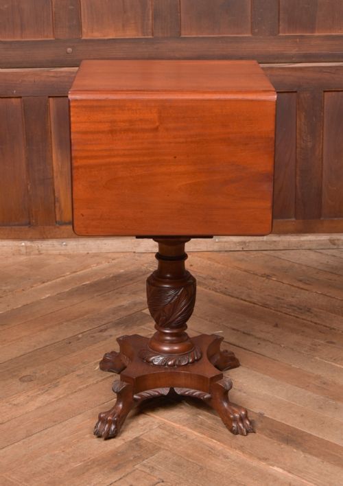 VICTORIAN MAHOGANY WORKTABLE - ADDITIONAL PHOTO 10