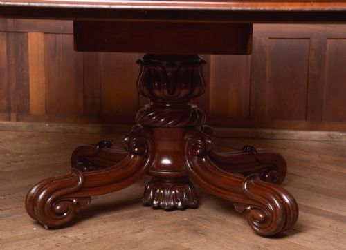 VICTORIAN MAHOGANY SNAP TOP TABLE - ADDITIONAL PHOTO 3