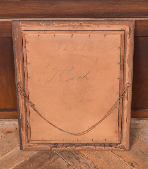 OAK FRAMED PRINT OF AN ARMY PRIVATE - ADDITIONAL PHOTO 4