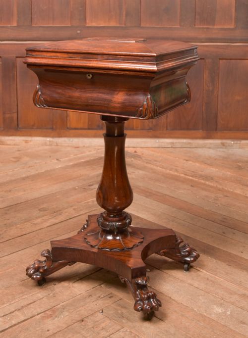 VICTORIAN ROSEWOOD WORK TABLE - ADDITIONAL PHOTO 2