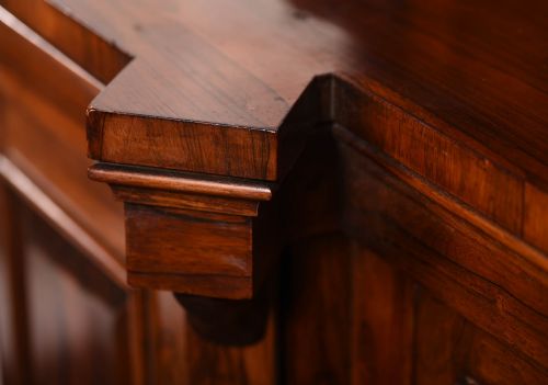 19TH CENTURY ROSEWOOD BREAKFRONT SIDE CABINET - ADDITIONAL PHOTO 18