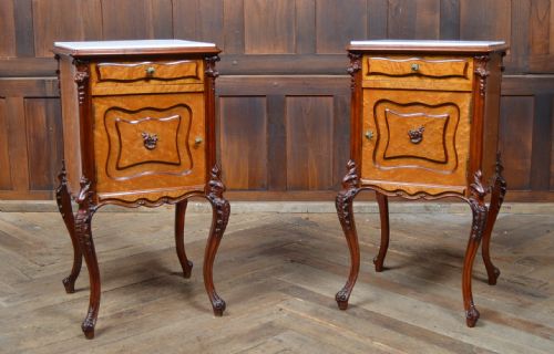 Victorian Marble Top Cabinets