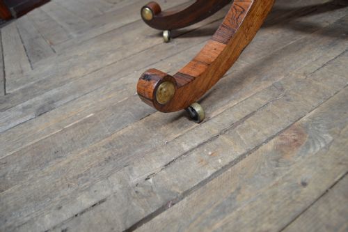 REGENCY ROSEWOOD CARD TABLE - ADDITIONAL PHOTO 11