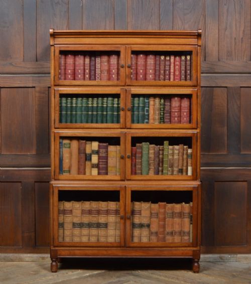Minty Mahogany 4 Sectional Bookcase