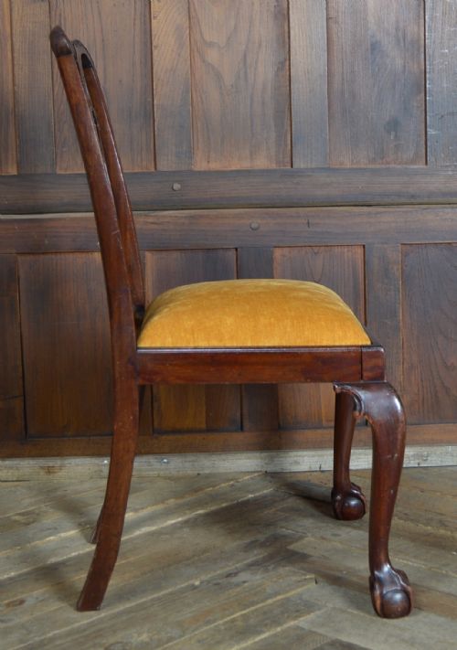 SET OF 8 CHIPPENDALE STYLE DINING CHAIRS - ADDITIONAL PHOTO 4