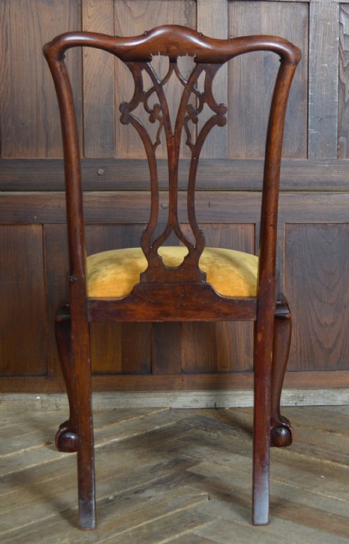 SET OF 8 CHIPPENDALE STYLE DINING CHAIRS - ADDITIONAL PHOTO 6
