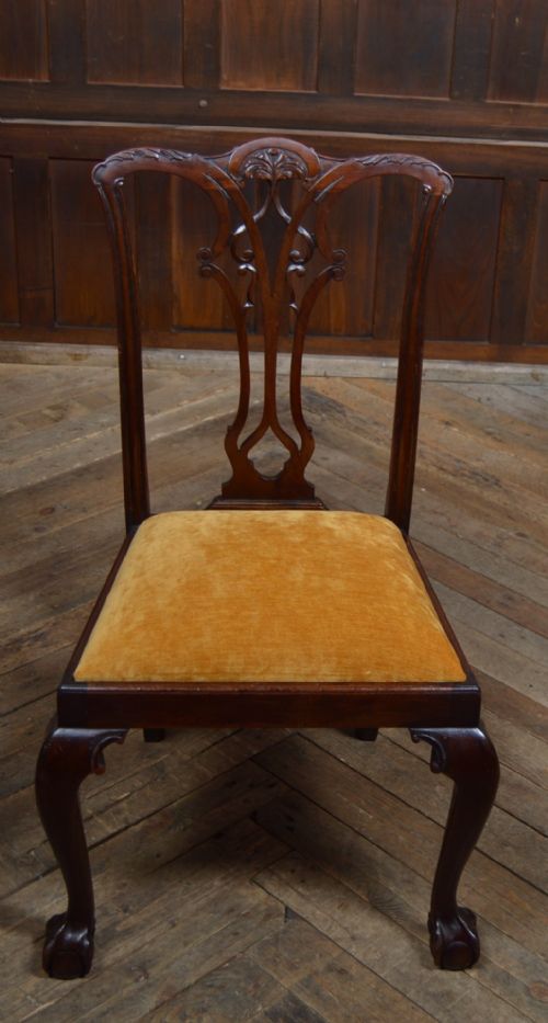 SET OF 8 CHIPPENDALE STYLE DINING CHAIRS - ADDITIONAL PHOTO 17