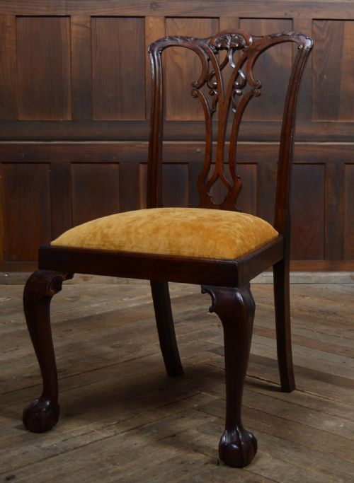 SET OF 8 CHIPPENDALE STYLE DINING CHAIRS - ADDITIONAL PHOTO 18