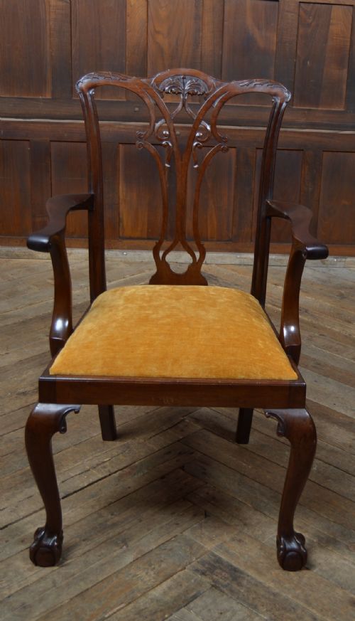 SET OF 8 CHIPPENDALE STYLE DINING CHAIRS - ADDITIONAL PHOTO 22