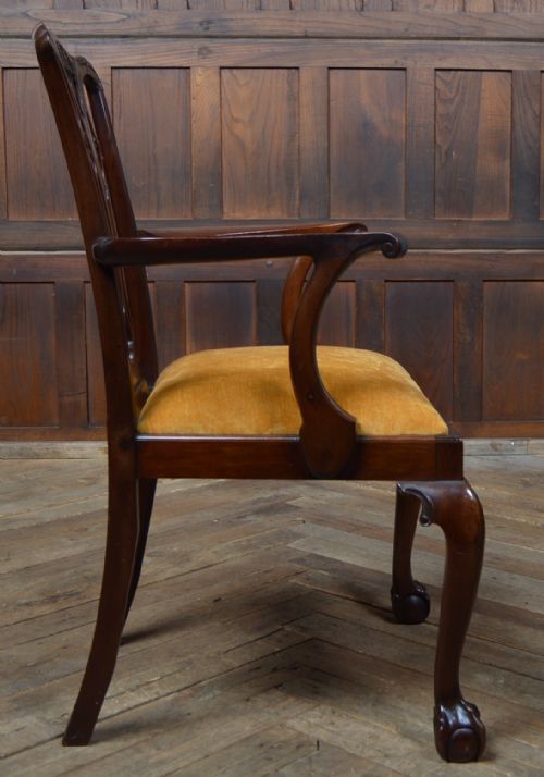 SET OF 8 CHIPPENDALE STYLE DINING CHAIRS - ADDITIONAL PHOTO 26