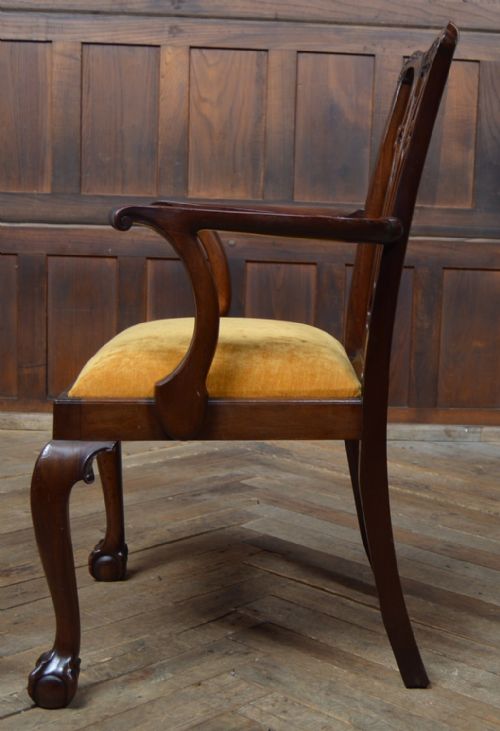 SET OF 8 CHIPPENDALE STYLE DINING CHAIRS - ADDITIONAL PHOTO 28