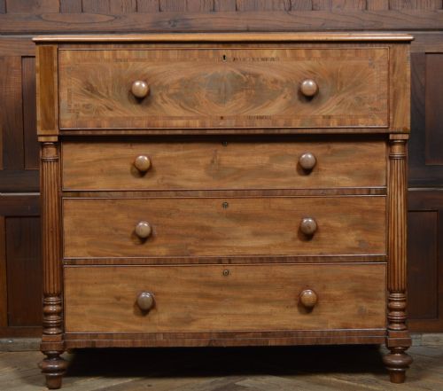 Victorian Mahogany Secretaire Chest of Drawers