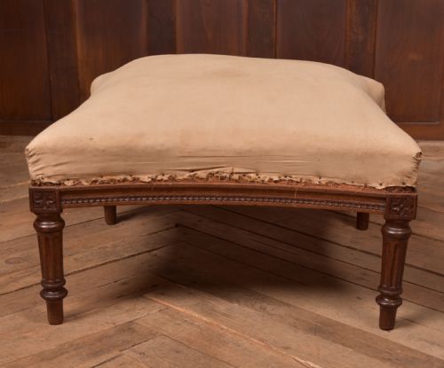 Victorian French Oak Foot/ Centre Stool