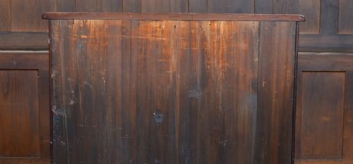 EDWARDIAN MAHOGANY CHEST OF DRAWERS - ADDITIONAL PHOTO 7
