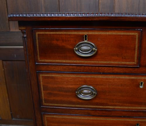 EDWARDIAN MAHOGANY CHEST OF DRAWERS - ADDITIONAL PHOTO 12