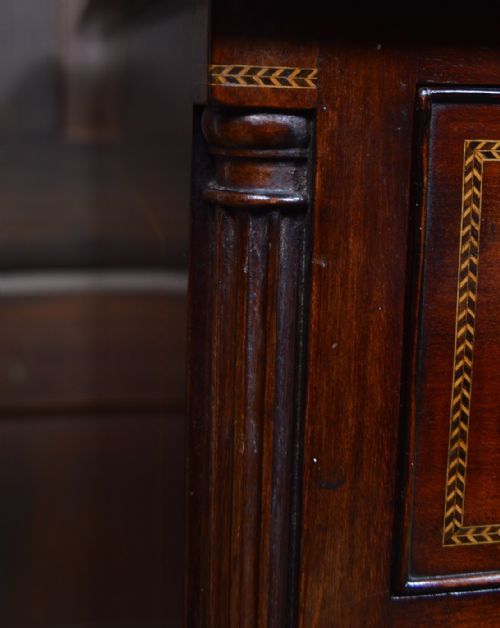 EDWARDIAN MAHOGANY CHEST OF DRAWERS - ADDITIONAL PHOTO 15