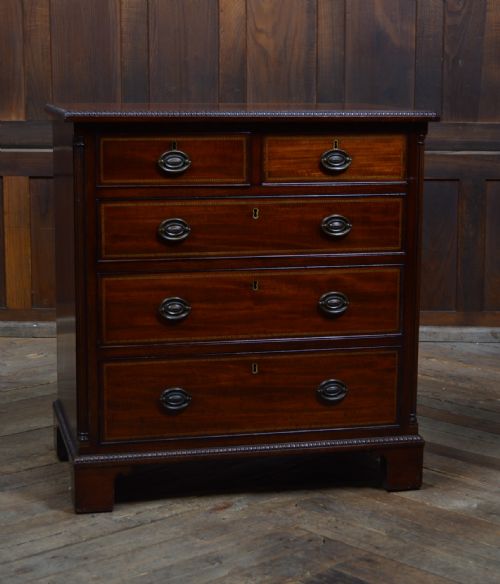 EDWARDIAN MAHOGANY CHEST OF DRAWERS - ADDITIONAL PHOTO 22