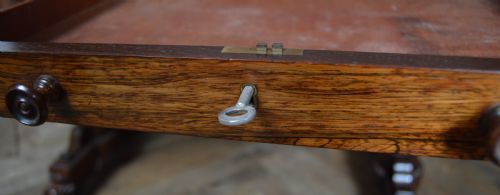 WILLIAM IV ROSEWOOD LIBRARY SIDE TABLE - ADDITIONAL PHOTO 17
