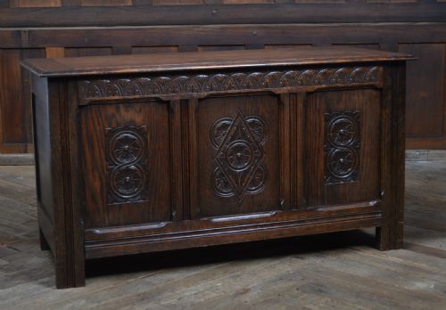 Edwardian Oak Coffer
