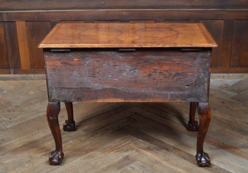 GEORGIAN WALNUT CHIPPENDALE STYLE LOWBOY - ADDITIONAL PHOTO 5