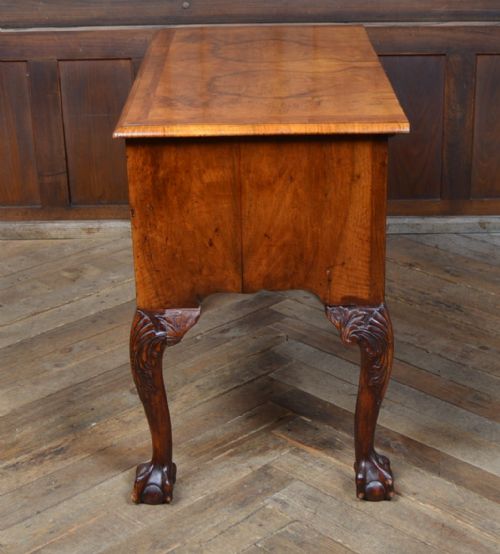 GEORGIAN WALNUT CHIPPENDALE STYLE LOWBOY - ADDITIONAL PHOTO 7