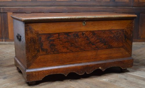 Victorian Pine Blanket Box / Storage Box