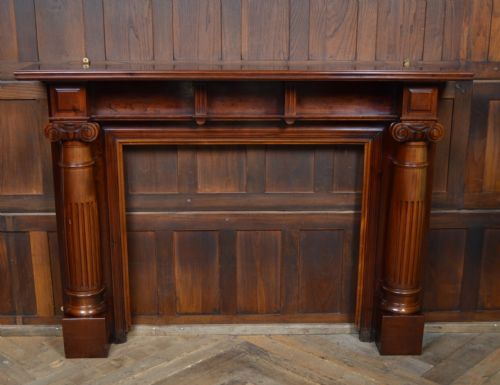 Edwardian Mahogany Fire Surround