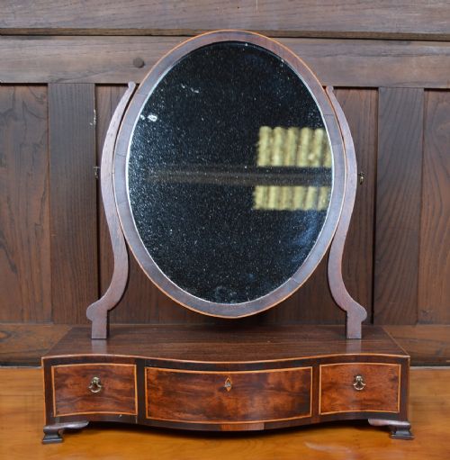 Georgian Mahogany Cheval Mirror