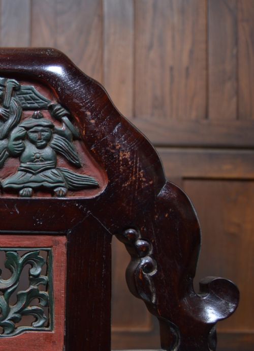 PAIR OF CHINESE ARM CHAIRS - ADDITIONAL PHOTO 4