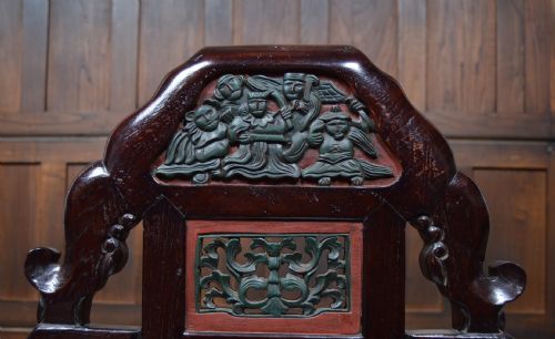 PAIR OF CHINESE ARM CHAIRS - ADDITIONAL PHOTO 5
