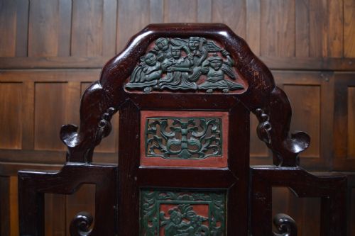 PAIR OF CHINESE ARM CHAIRS - ADDITIONAL PHOTO 11