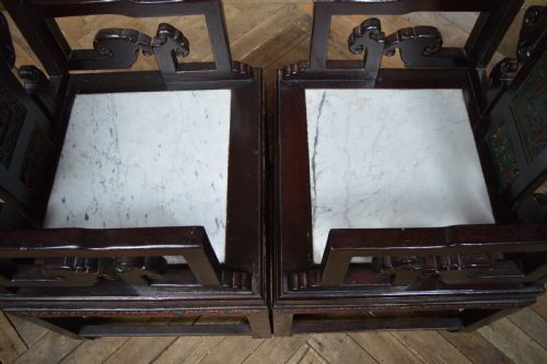 PAIR OF CHINESE ARM CHAIRS - ADDITIONAL PHOTO 21