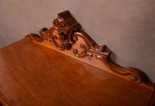 VICTORIAN MAHOGANY CONSOLE HALL TABLE - ADDITIONAL PHOTO 4