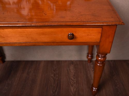 VICTORIAN MAHOGANY CONSOLE HALL TABLE - ADDITIONAL PHOTO 5