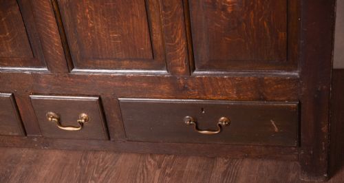 18TH CENTURY OAK MULE CHEST COFFER - ADDITIONAL PHOTO 5